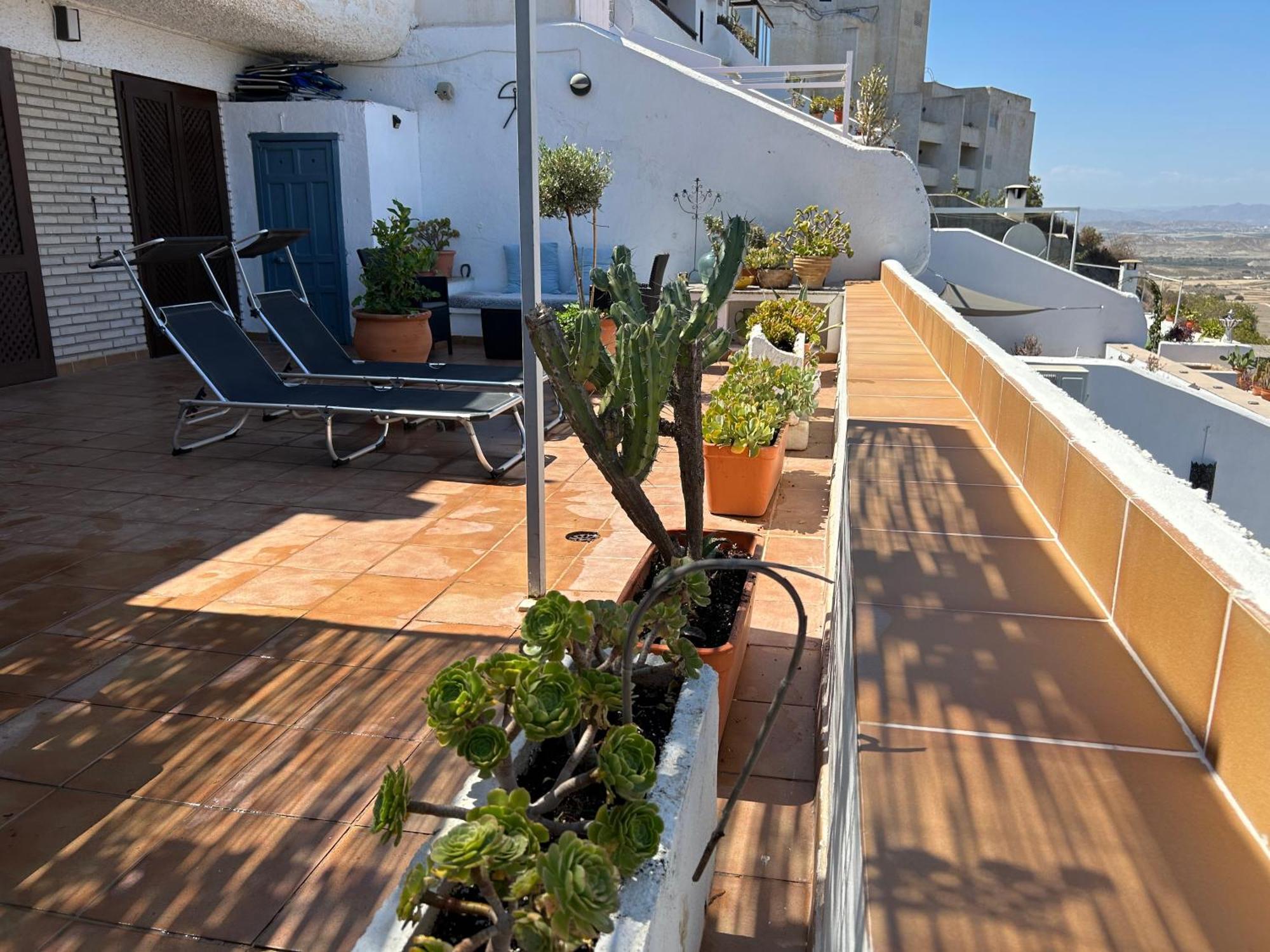 Apartment With A Great Terrace, Sea And Land Views Mojácar Exterior photo