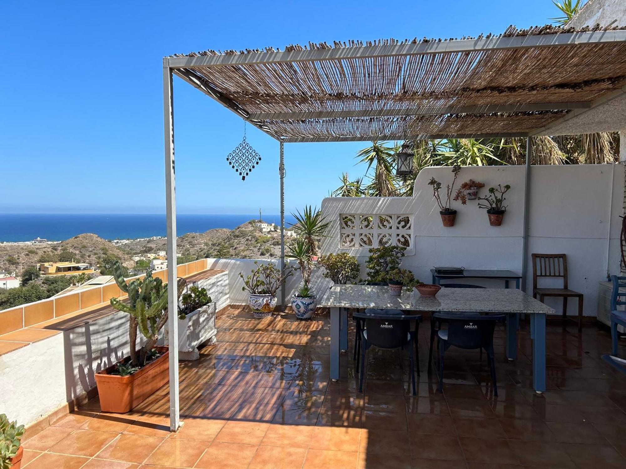 Apartment With A Great Terrace, Sea And Land Views Mojácar Exterior photo